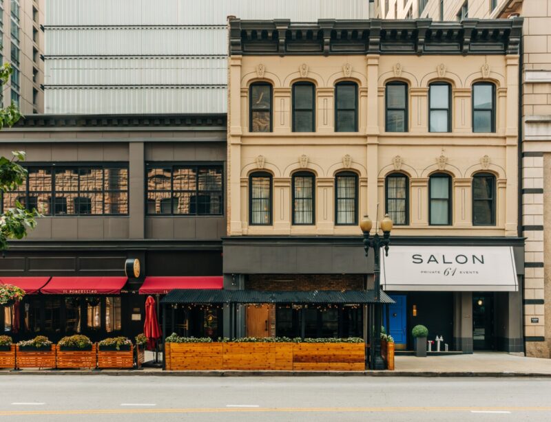 The Facade of Salon 61