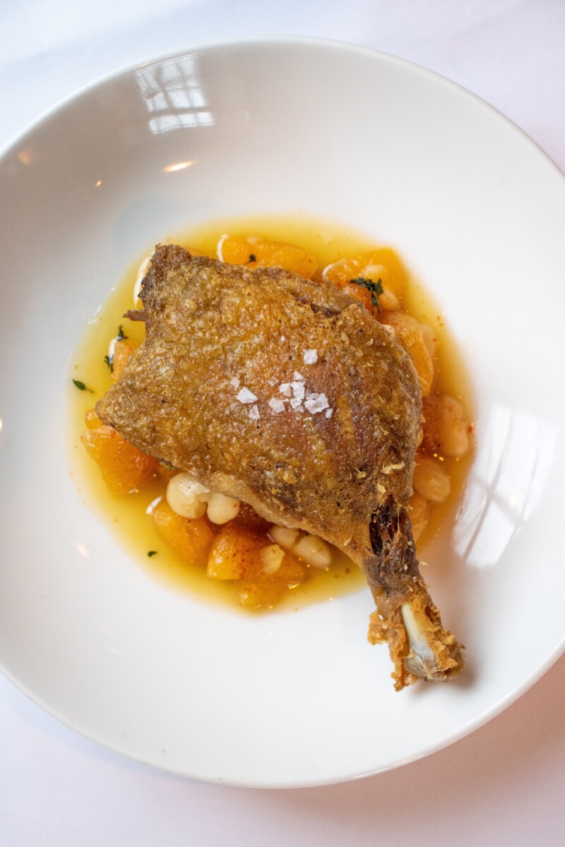 Duck Leg Confit at Mon Ami Gabi