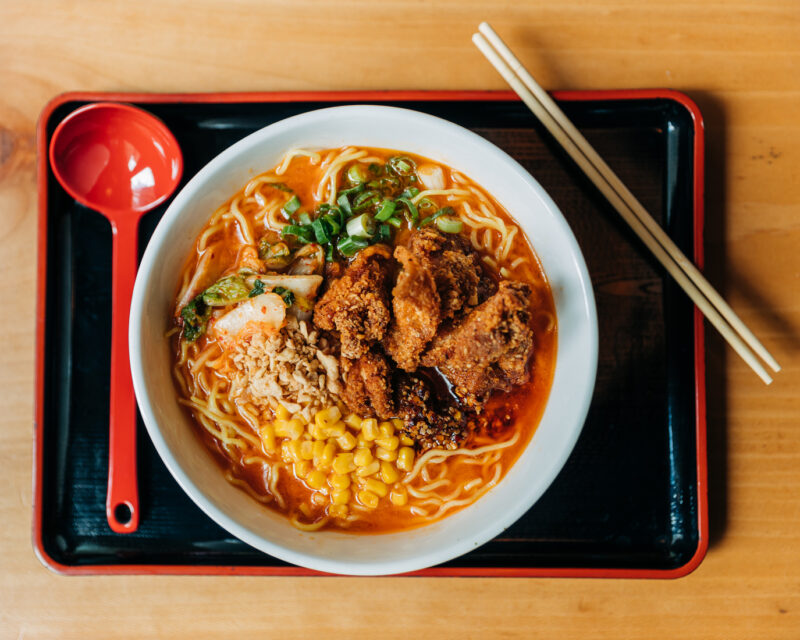 Kimchee Fried Chicken ramen