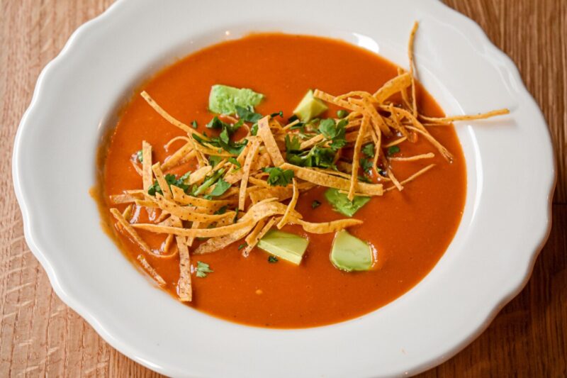 Vegan Tortilla Soup at Beatrix