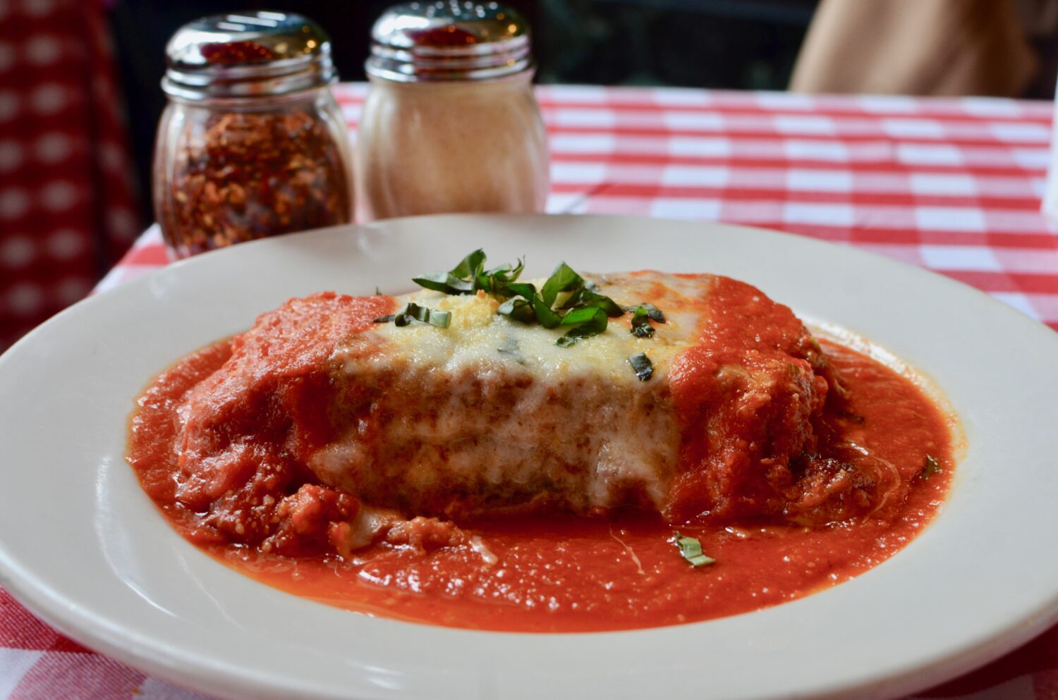 Eggplant Parmesan at il Porcellino