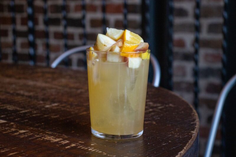 Non-Alcoholic Naranja Sangria at Cafe Ba-Ba-Reeba!