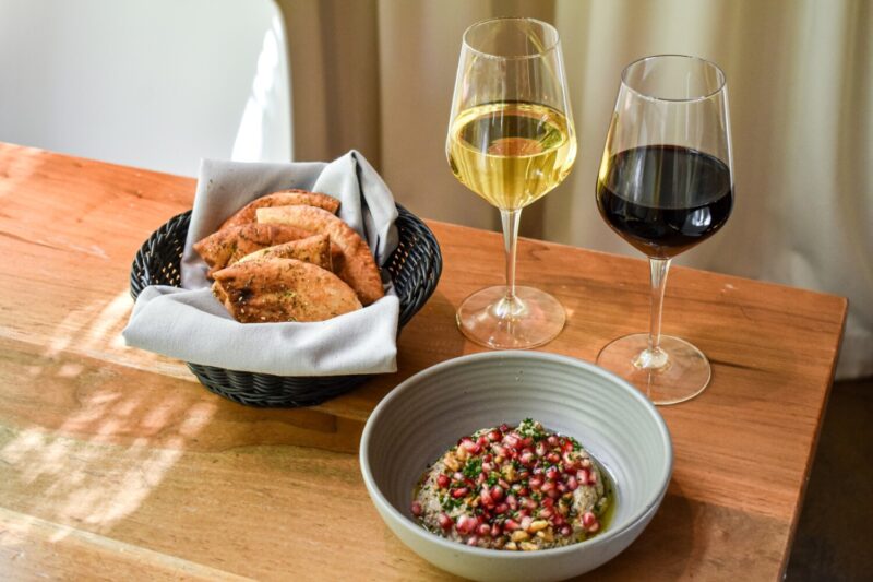 Happy Hour at Ema in River North featuring $7 mezze and $8 select red and white wine pours
