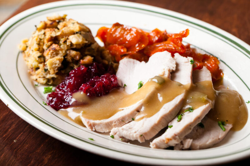 Turkey Dinner plate from L Woods