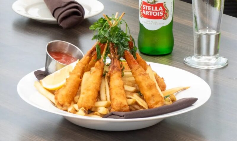 Di Pescara January Supper Club Special Beer Battered Shrimp