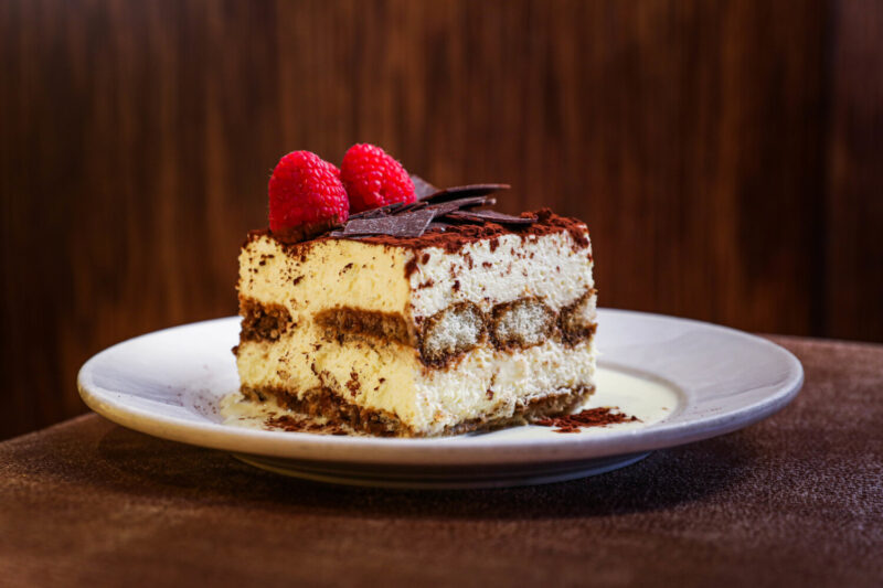 Tiramisu at Antico Posto in Oak Brook