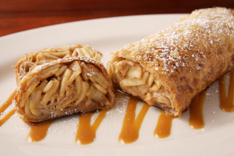 Famous Apple Strudel at L. Woods Tap & Pine Lodge