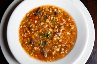 Wildfire Mushroom Barley Soup