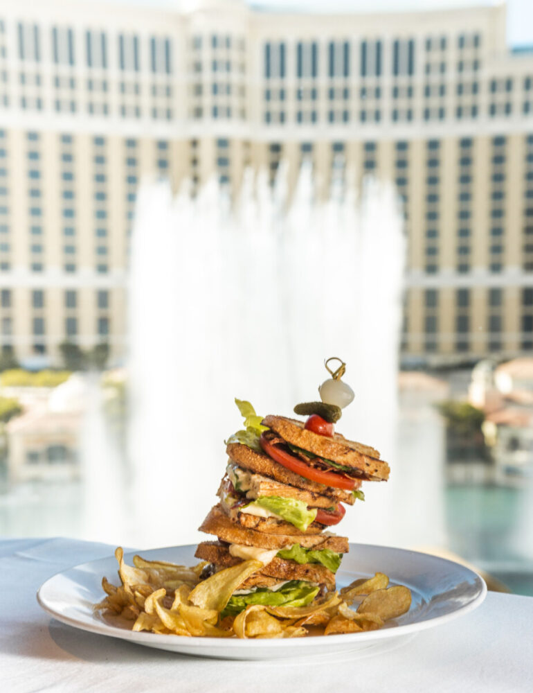 French BLT Tower at Eiffel Tower Restaurant