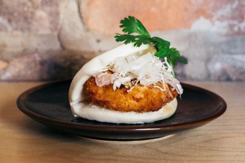 Ramen San Fried Chicken Bun