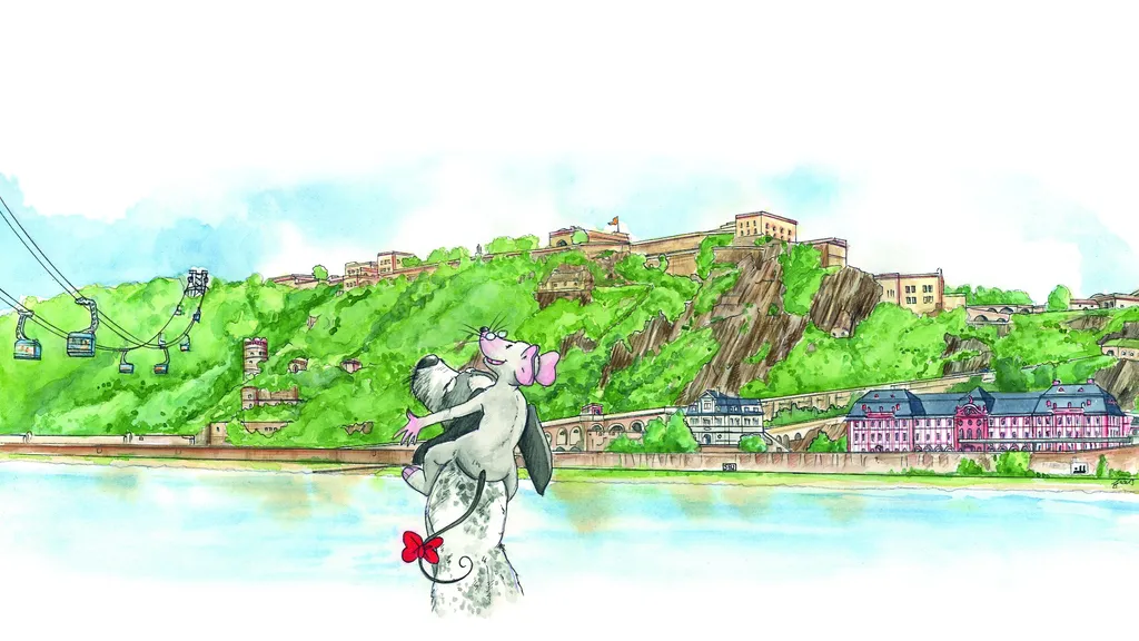 Koblenz mit Luzie & Lione - Eine Familienrallye individuelle Stadtführung