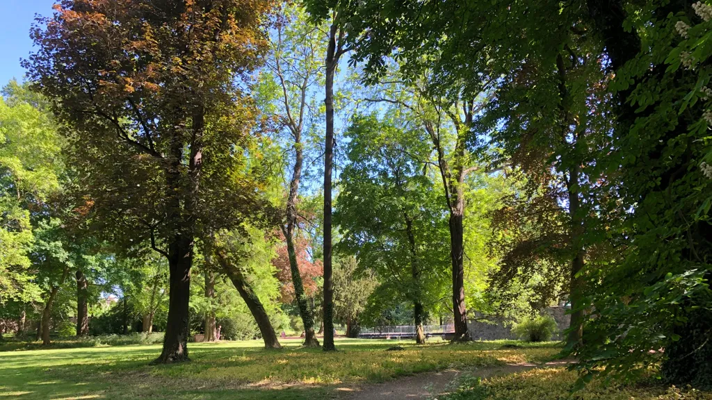 Ein Spaziergang durch den Schlosspark in Ostrau individuelle Stadtführung