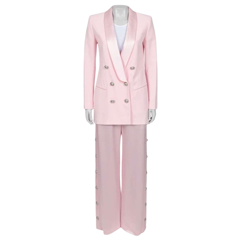Balmain بدلة من الفسكوز (بليزر وبنطلون)