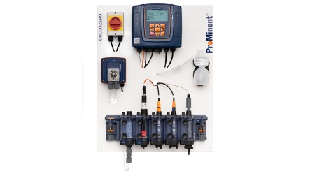 SCADA-ready chemical dosing system — metering pumps and control panel — LibertyCES
