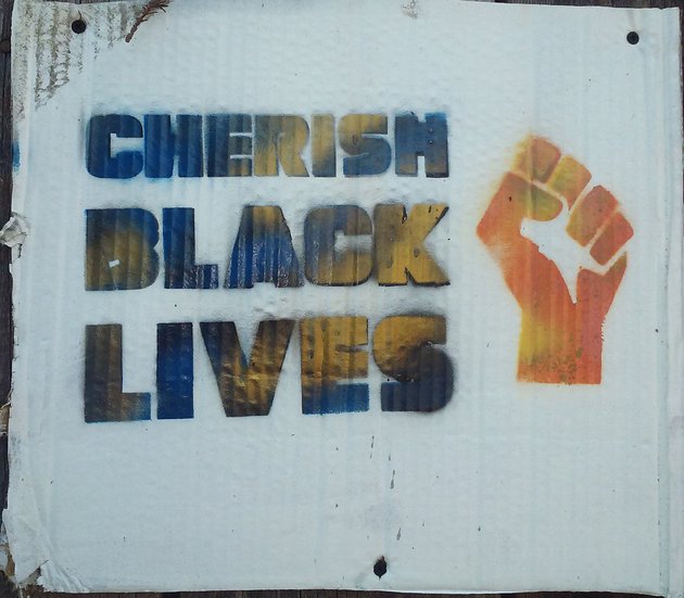Cherish Black Lives poster 2020