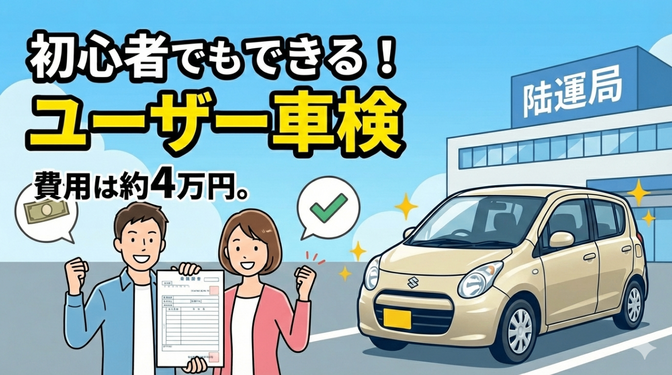 【約４万円！】意外と簡単でした！やってみようユーザー車検！！【道南・函館地区向け】
