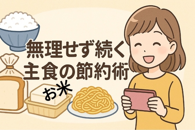 無理せず続く主食(お米)の節約術