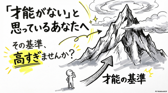 「自分には才能がない」はただの勘違い。「才能」の真の正体とは？