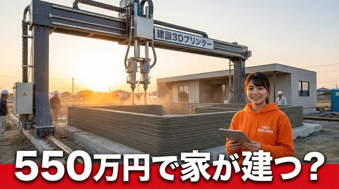 3Dプリンターで家を建てる時代の「資産価値」と「ROI」を考える 🏠