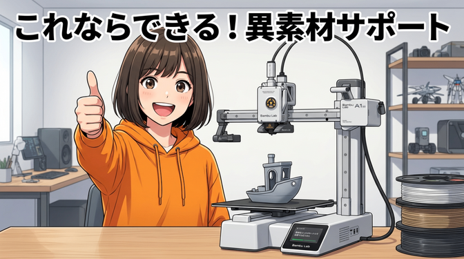 A1 mini × 汎用PETGサポートで「時間もお金も」節約する方法 💰