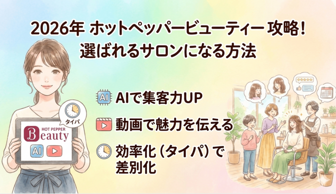 【集客】ホットペッパービューティー集客術「選ばれるサロン」への最短ルート