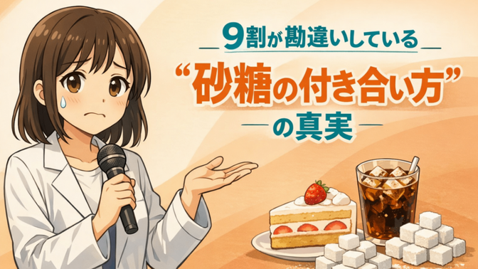 9割が勘違いしている“砂糖の付き合い方”