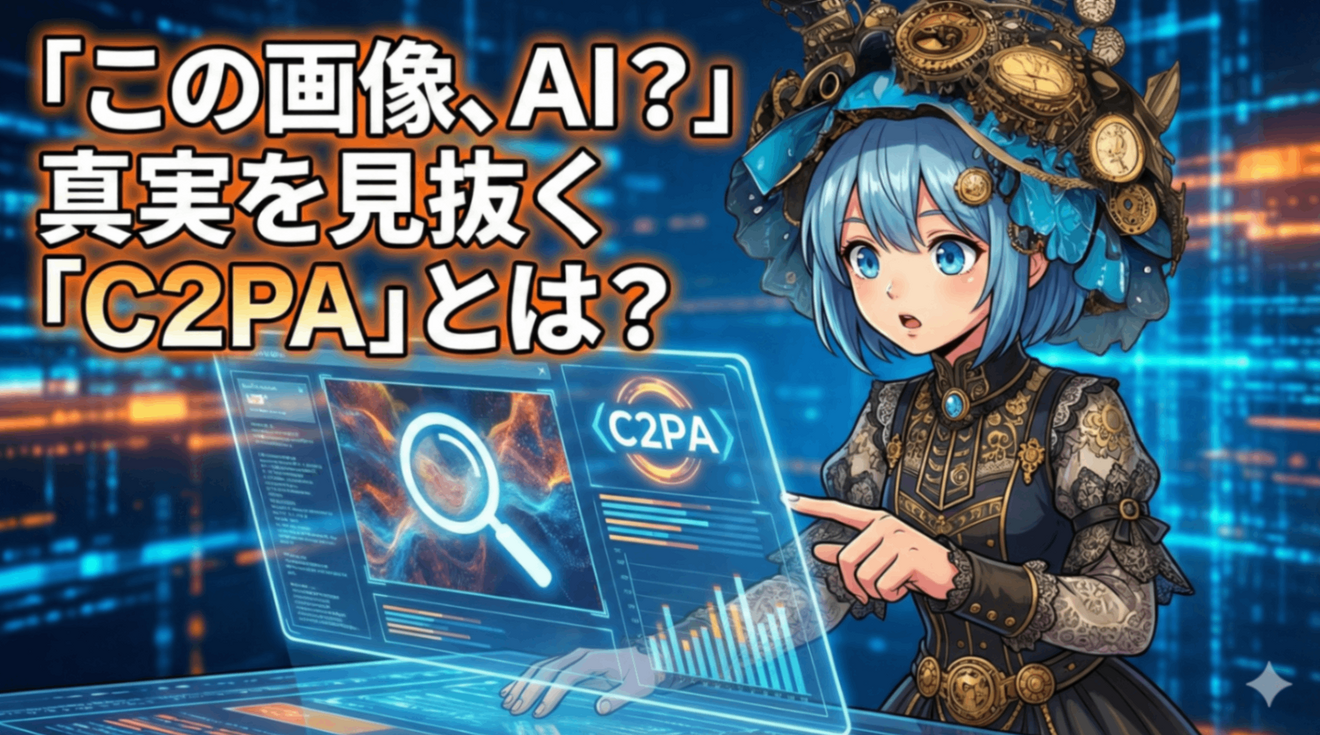保存版】「この画像、本物？AI？」を見抜く新技術「C2PA」とは？ 実際