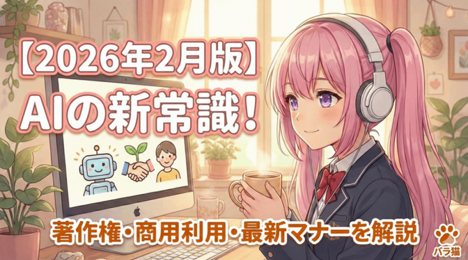 【2026年2月版】 生成AIを使うときに気を付けること 🙏🐈‍⬛ 