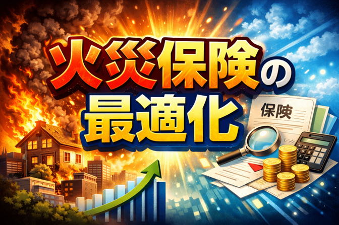 【不動産FIRE大家の実体験】オーナー向け　火災保険の見直し 保障を理解して火災共済に切り替えてみた