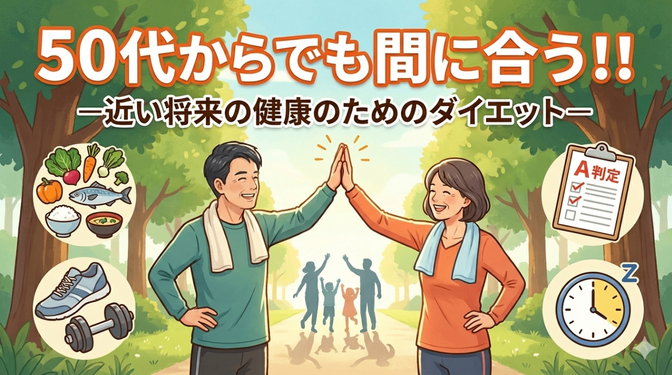 ５０代からでも間に合う！！ ー近い将来の健康のためのダイエットー