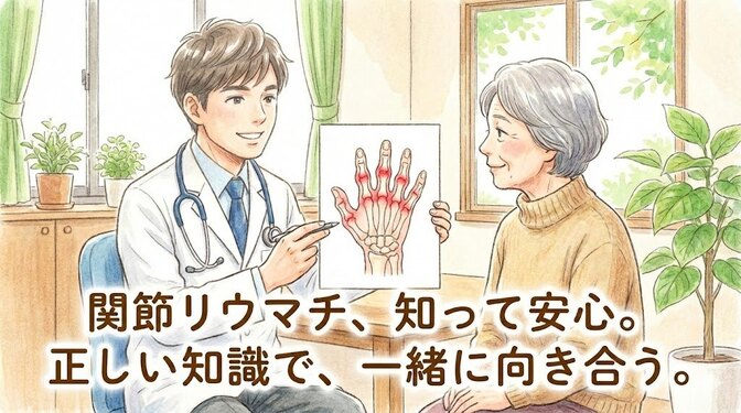 関節リウマチ、知って安心🦴💊正しい知識で、一緒に向きあう