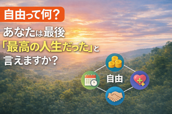 【自由って何？】あなたは最期「最高の人生だった」と言えますか？