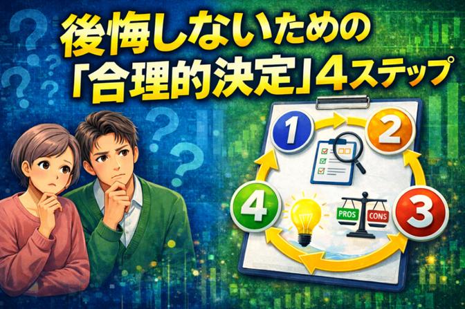 後悔しないための「合理的決定」4ステップ
