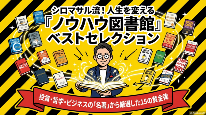 【本の要約500冊達成記念！】シロマサルが読んでよかったベスト本15冊。知ることで人生は楽しくなる！