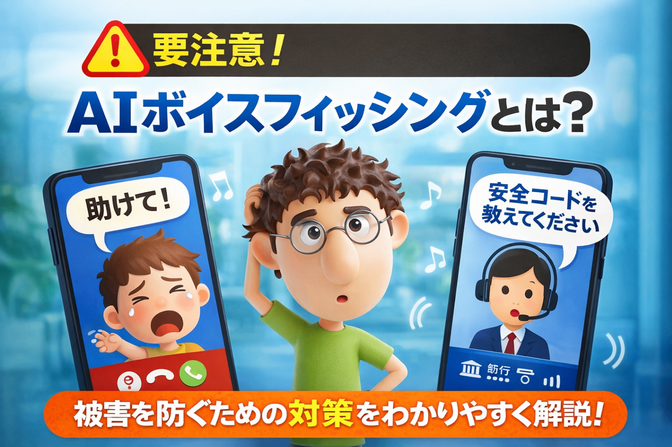 AIボイス詐欺に注意！家族の声そっくりの電話、その時どうする？