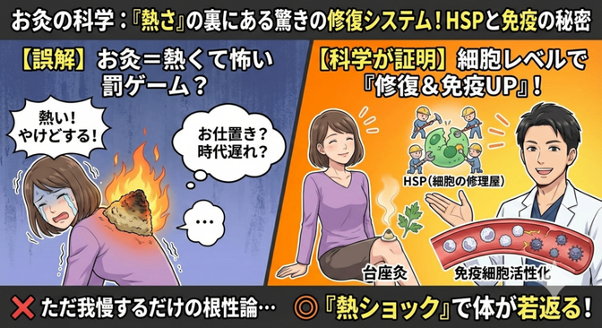 お灸の科学　なぜ効くのかわかりやすくお伝えします