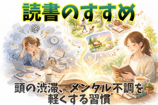 読書のすすめ〜頭の渋滞、メンタル不調を軽くする習慣