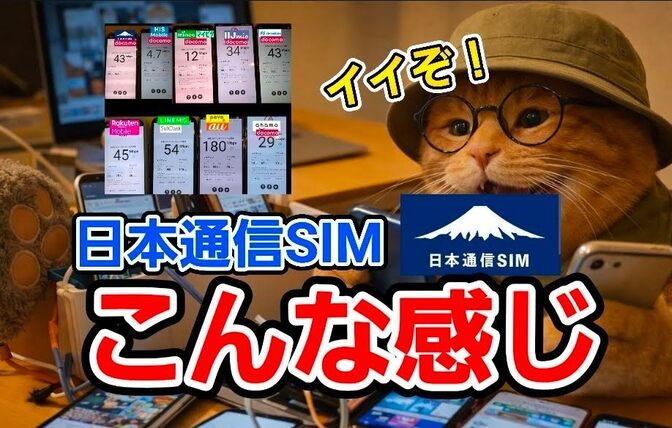 日本通信SIMをつかってガチ解説：合わない人へのB案も紹介