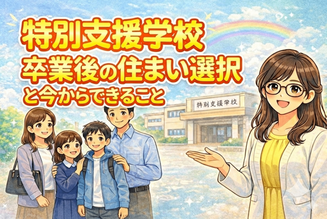 特別支援学校　卒業後の住まい選択と今からできること