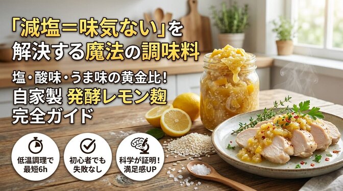 自家製発酵レモン麹（アンチエイジング・ビタミンCブースター）