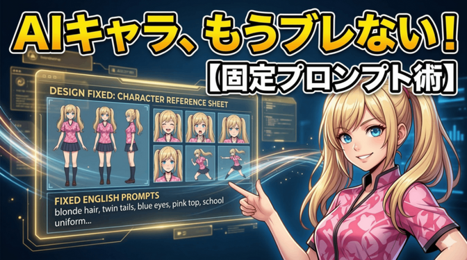 バラ猫のオリキャラ生成、全部公開！顔が変わる悩みを解決する「キャラクターシート」の作り方