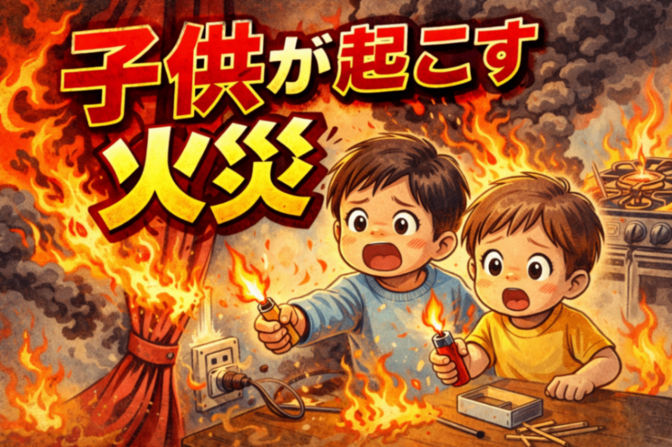 No.10【現役消防士が伝える】子どもの好奇心が家を燃やす―資産と命を守る―