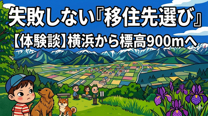 【体験談】都会の便利さは捨てなくていい！　横浜から信州へ、失敗しない「移住先選び」5つの条件