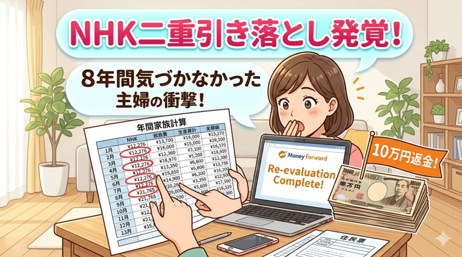 支出管理表の作成でNHKから10万円超返ってきた話
