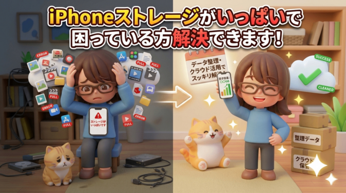 iPhoneのストレージ不足はAIに聞くのが近道？ 初期化で約35GBも空いた話