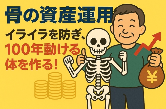 【骨の資産運用】イライラを防ぎ、100年動ける体を作る！