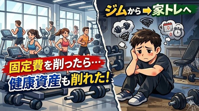 ジム解約で後悔？固定費削減のために家トレに切り替えて失敗した3つの理由