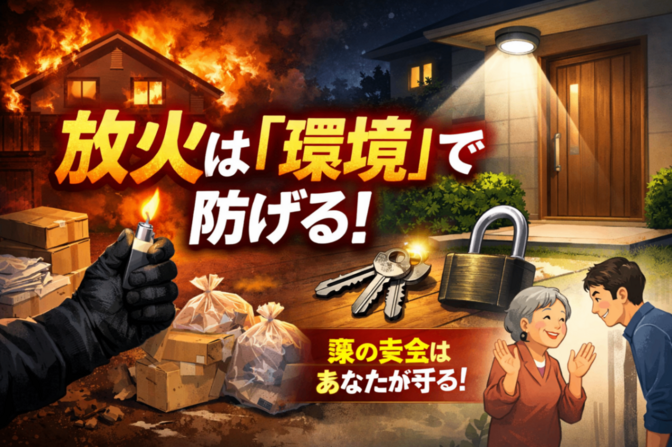 No.12【現役消防士が伝える】あなたの家、放火されやすい環境になっていませんか？