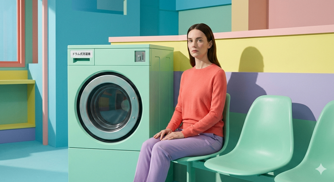 パナソニックドラム式洗濯機　フィルター掃除してて乾燥経緯に割り箸落としてしまった💦