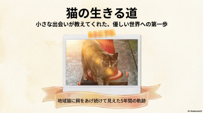 　猫の生きる道　地域猫に餌をあげ続けて見えたこと